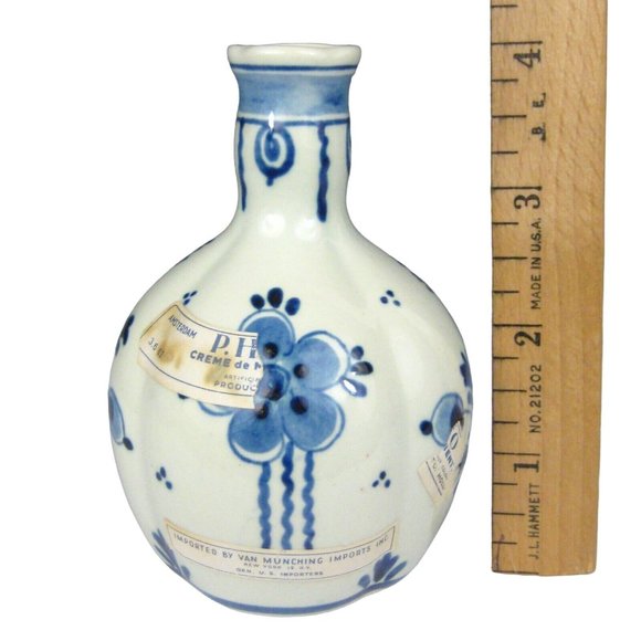 P Hoppe Windmill Decantor Creme de Menthe Hand-painted Holland EMPTY NO LID - Picture 3 of 6